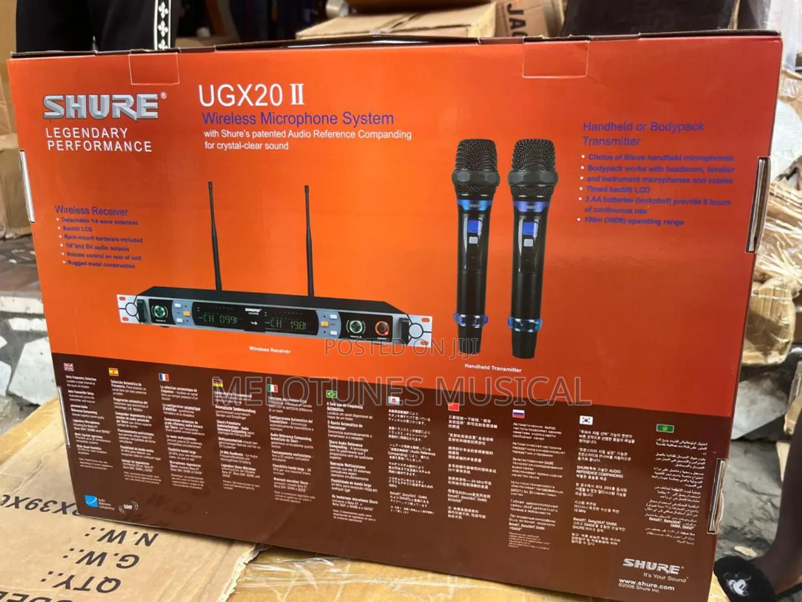 Shure Ugx20 Ii Wireless Microphone System