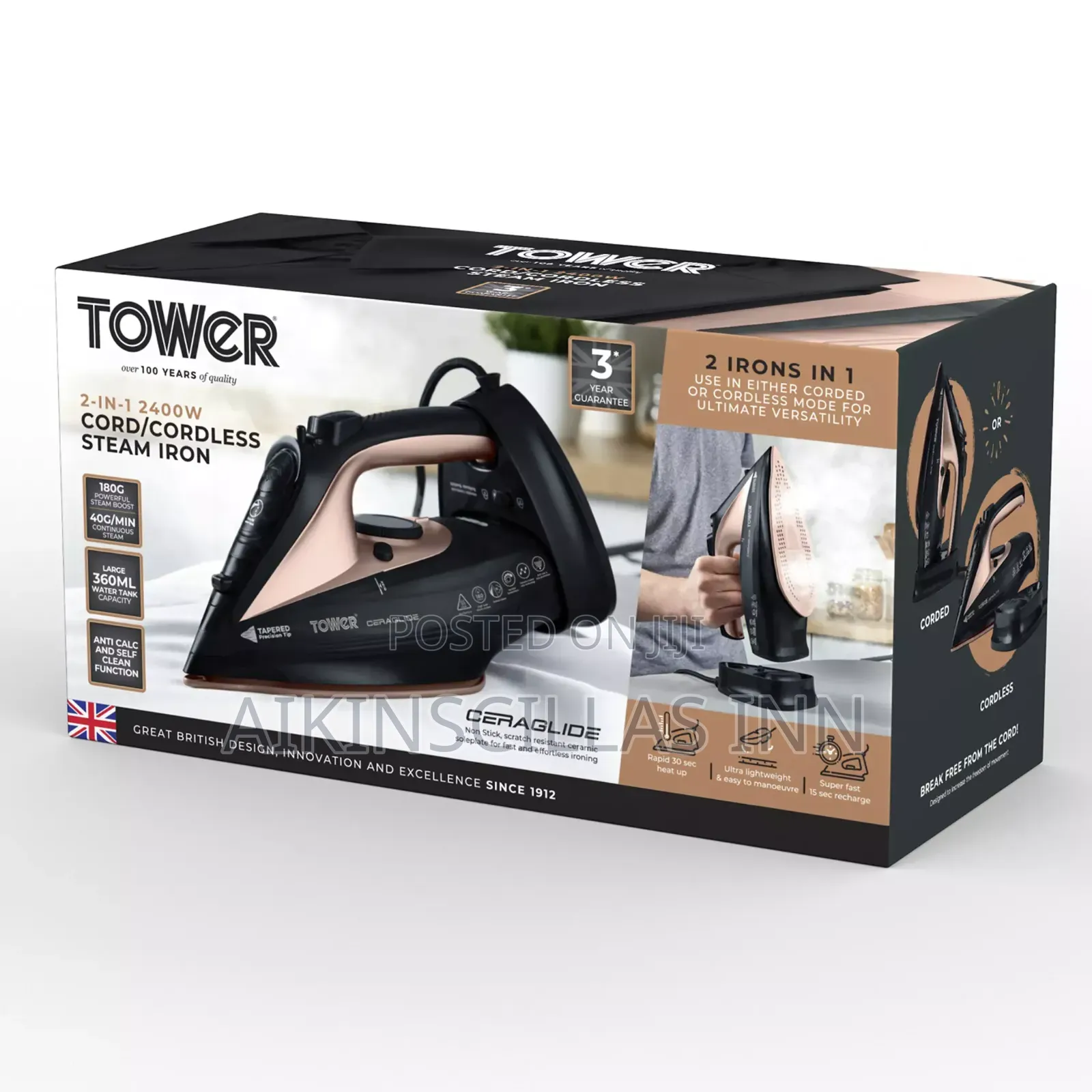 Tower Ceraglide Steam Iron
