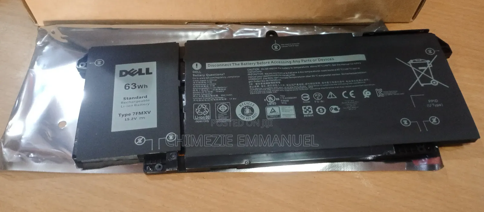 Dell Battery 7fmxv
