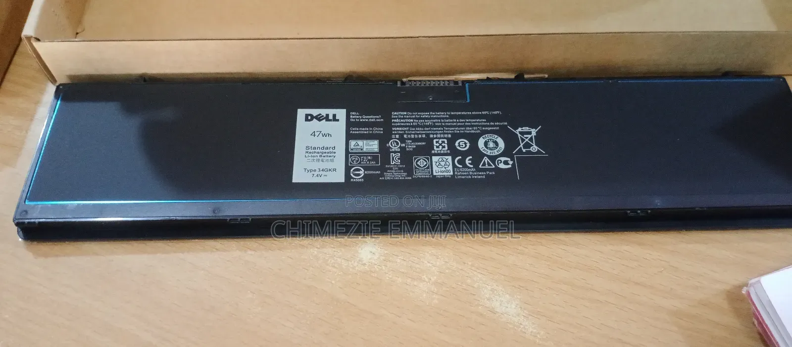 Dell Battery E7450 E7440 34gkr