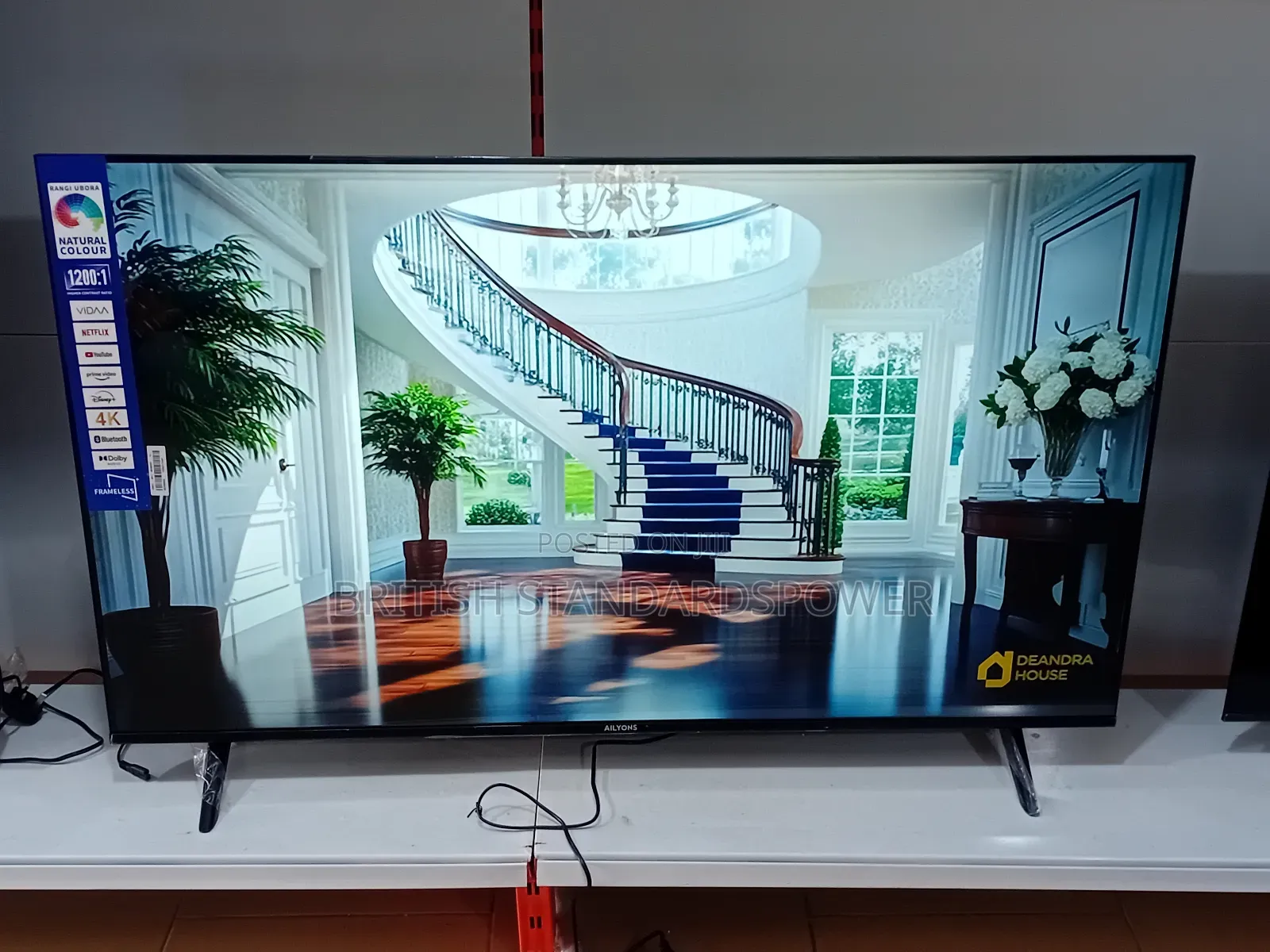 Big Screen Comfort With Ailyons 55” Tv