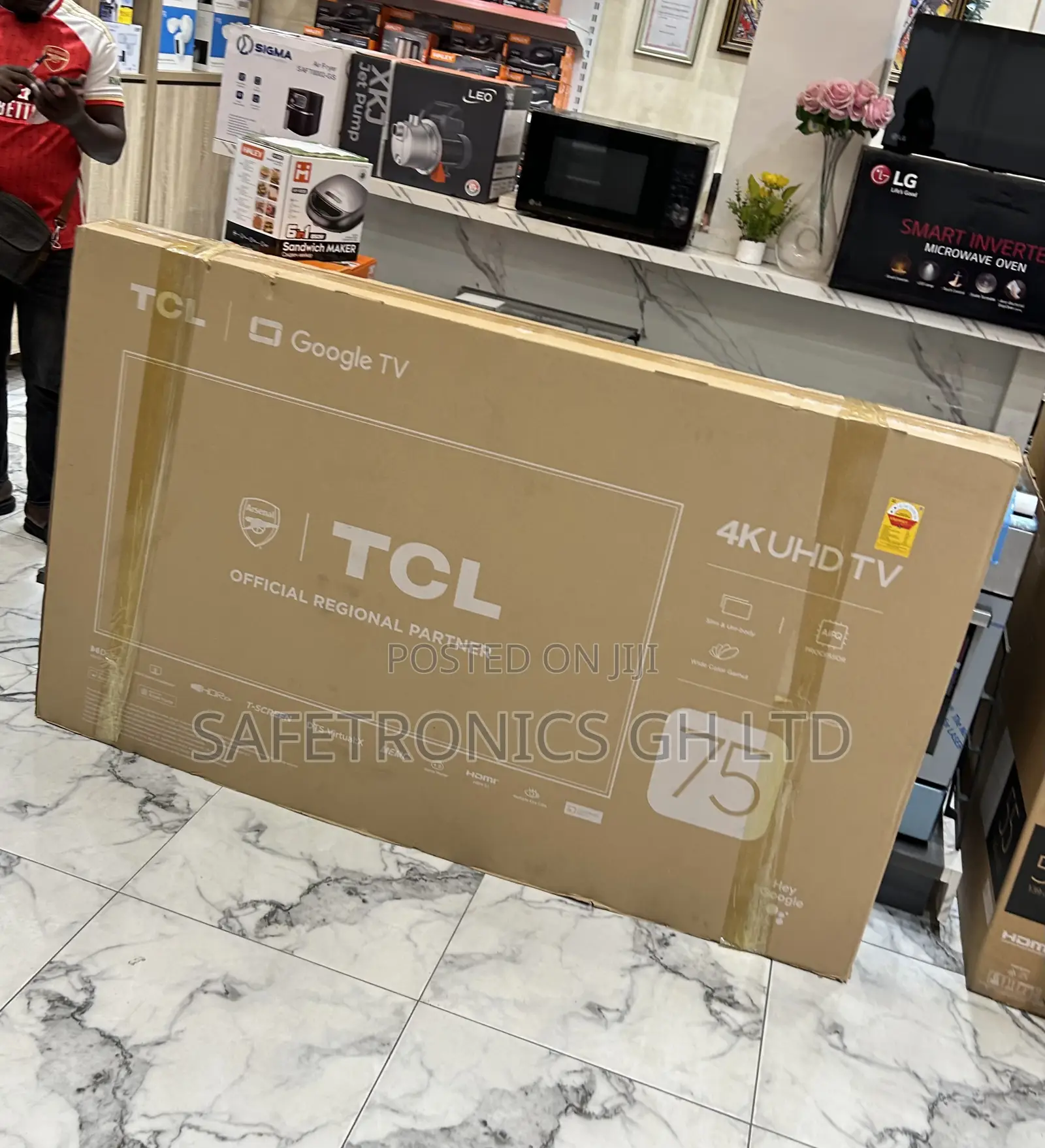 Buy Elegant 75 Inch Smart Led Screen TCL P755 Tv