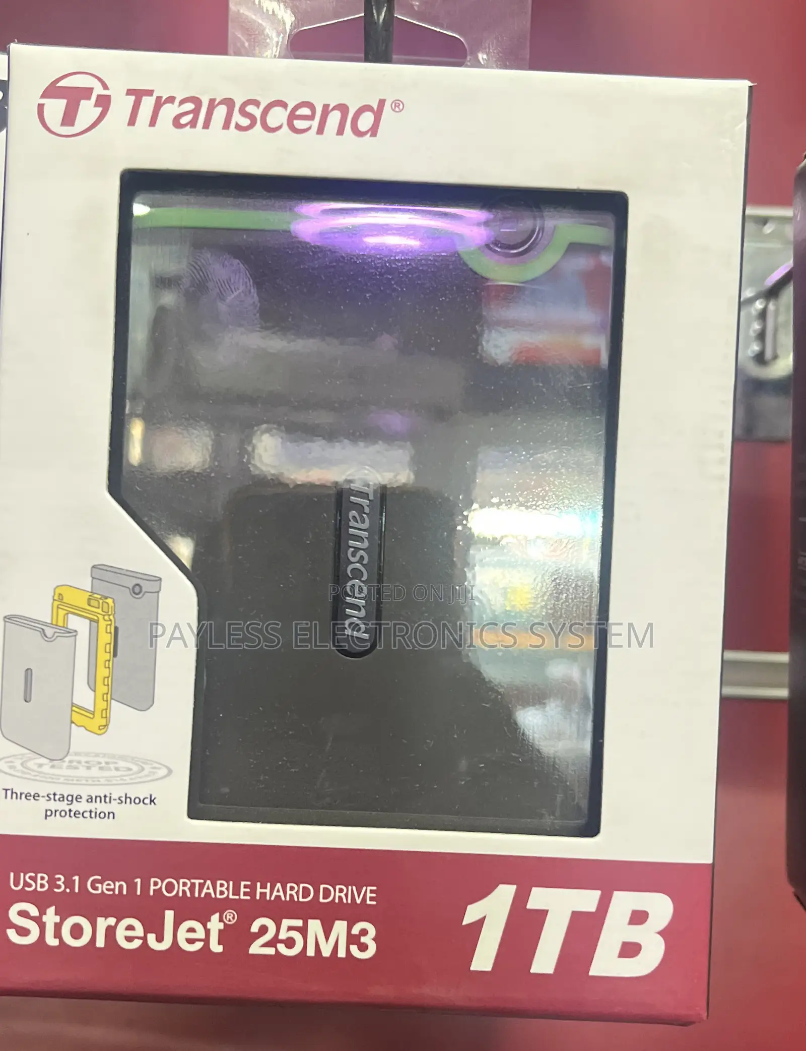 Transcend 1tb Storejet External Hard Drive