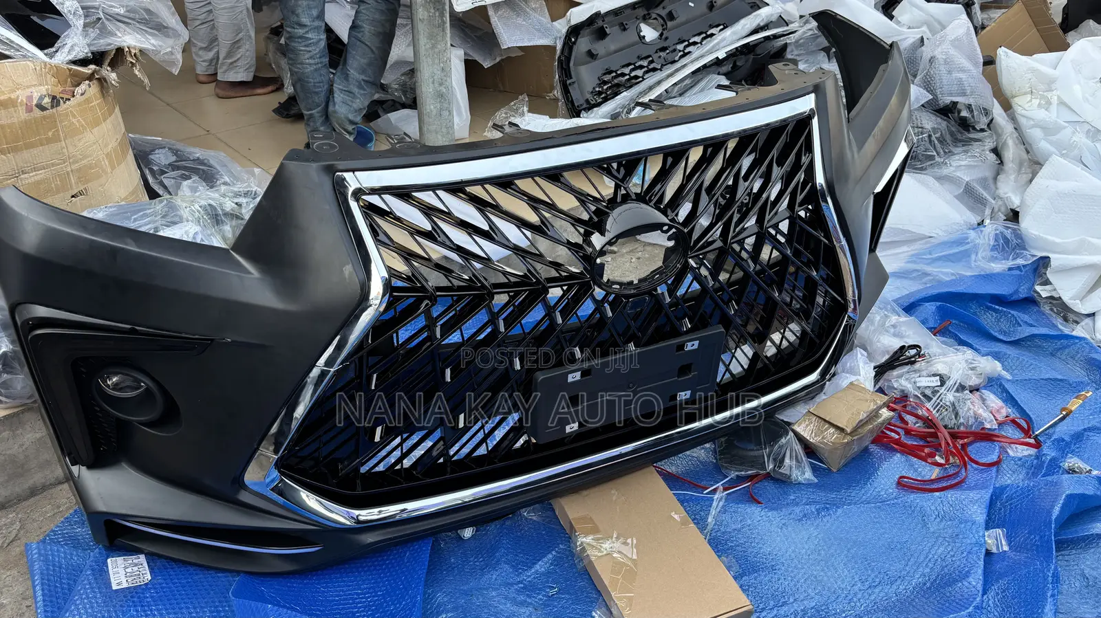 Toyota Highlander 2012 -2013 Lexus Style Bumper Complete