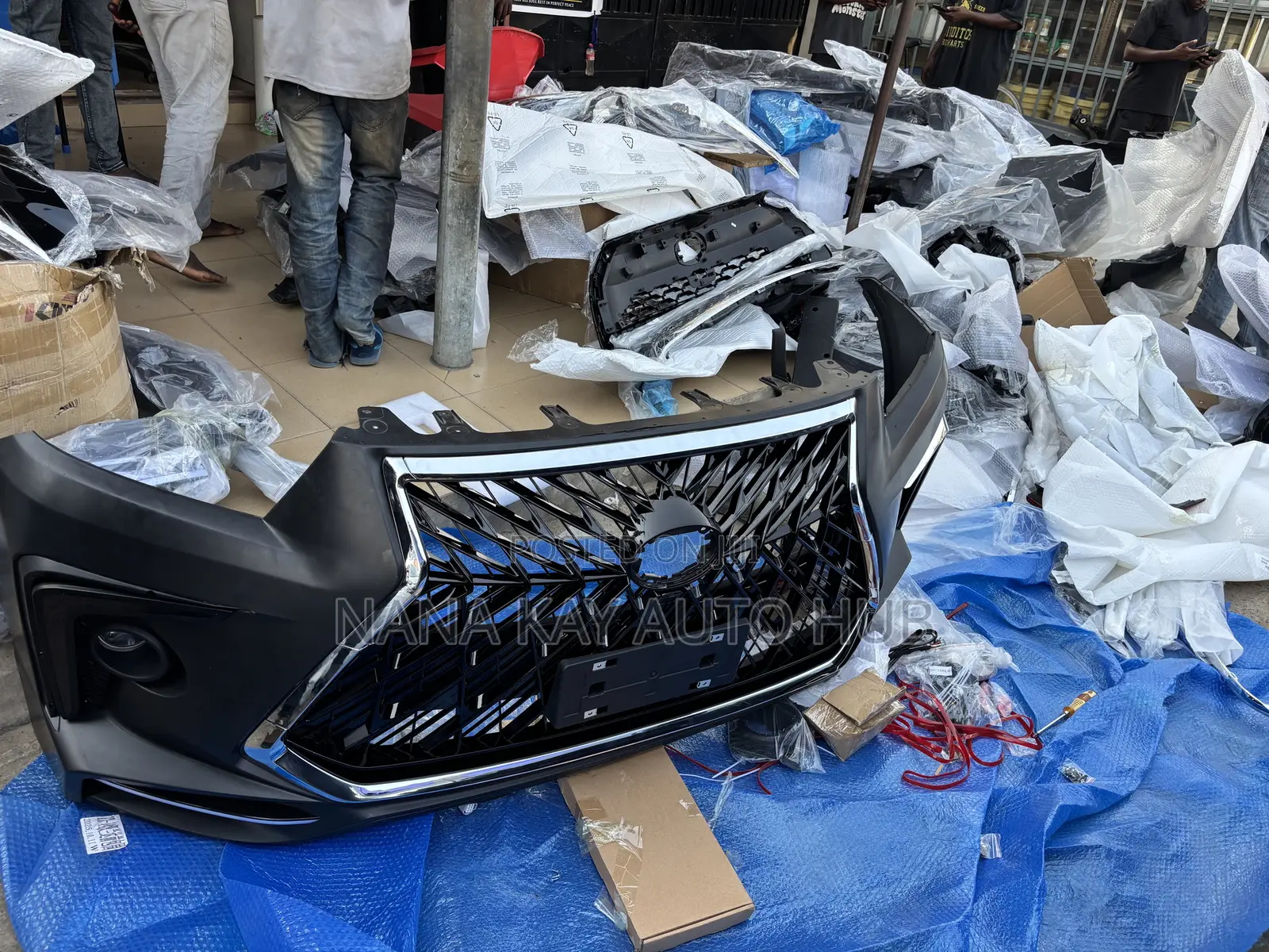 Toyota Highlander 2012 -2013 Lexus Style Bumper Complete