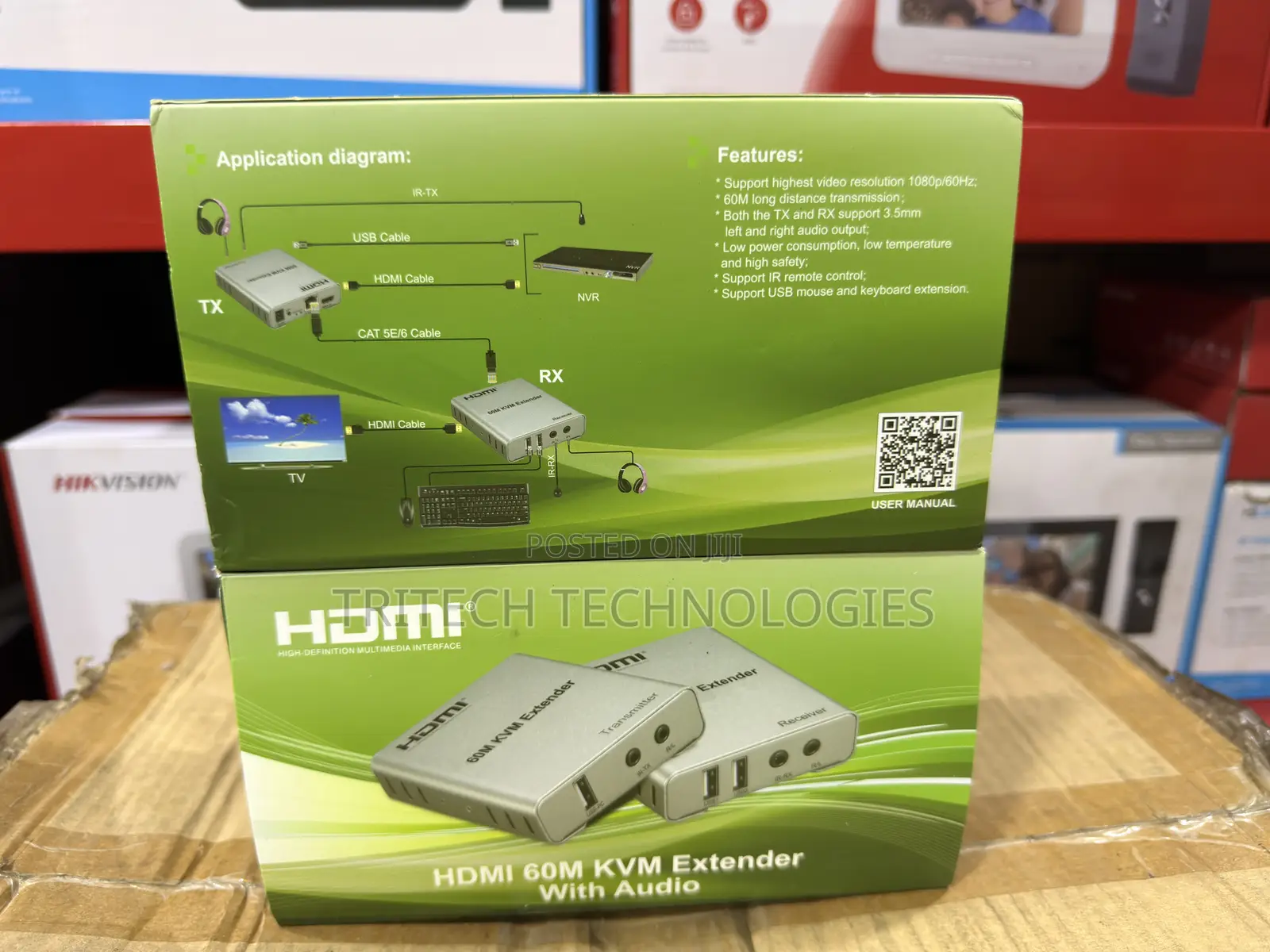 Hdmi 60m Usb Kvm Extender