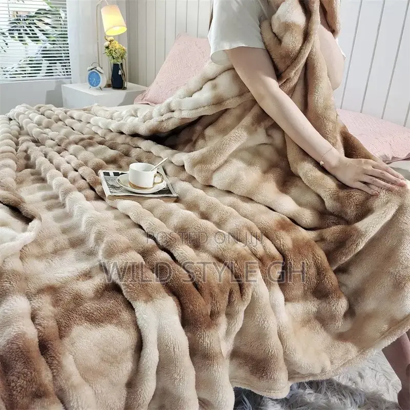 Warm Fluffy Soft Luxury Tie-dye Throw Blankets