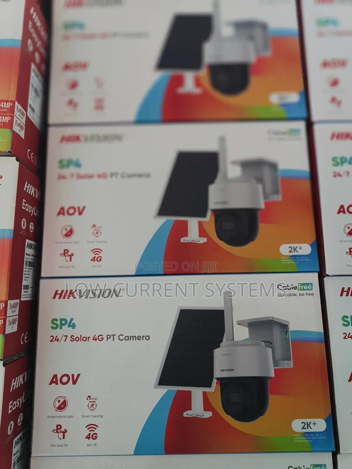 Hikvision 4g Solar Camera 4mp Two Ways Audio Camera Ds-2cfsp4/4g