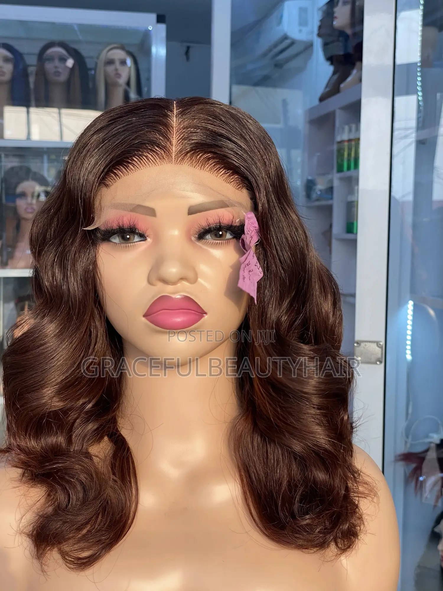 12 Inches Raw Donor Wavy Dark Brown With 5x5 Transparent Closure