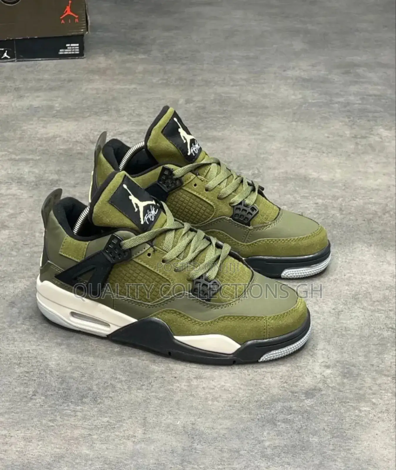 Jordan 4 Camo And White