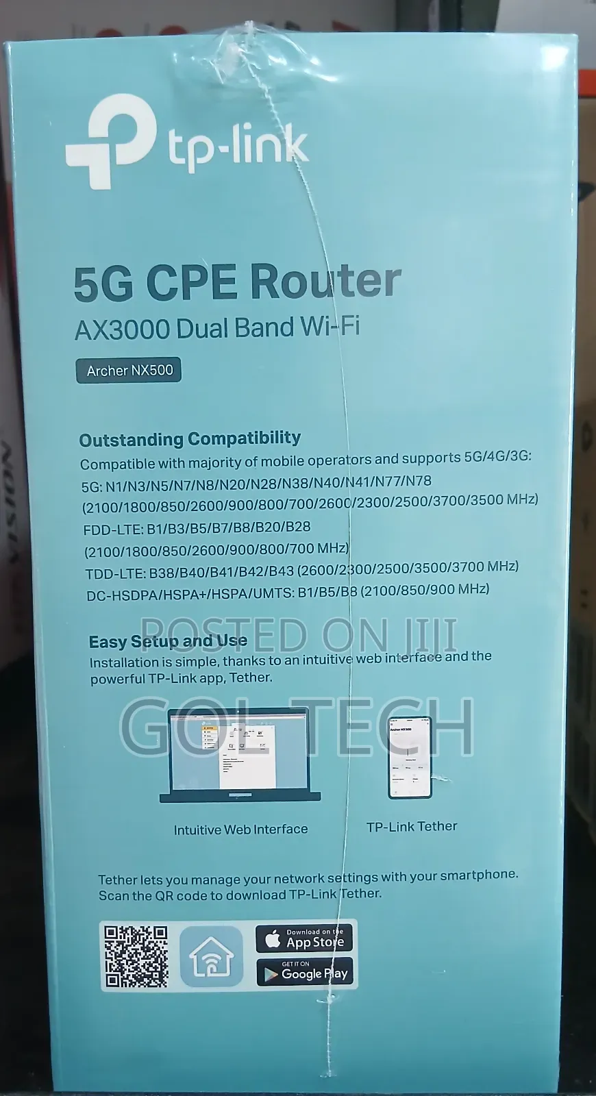 Tp Link 5g Cpe Ax3000 Dual Band Router