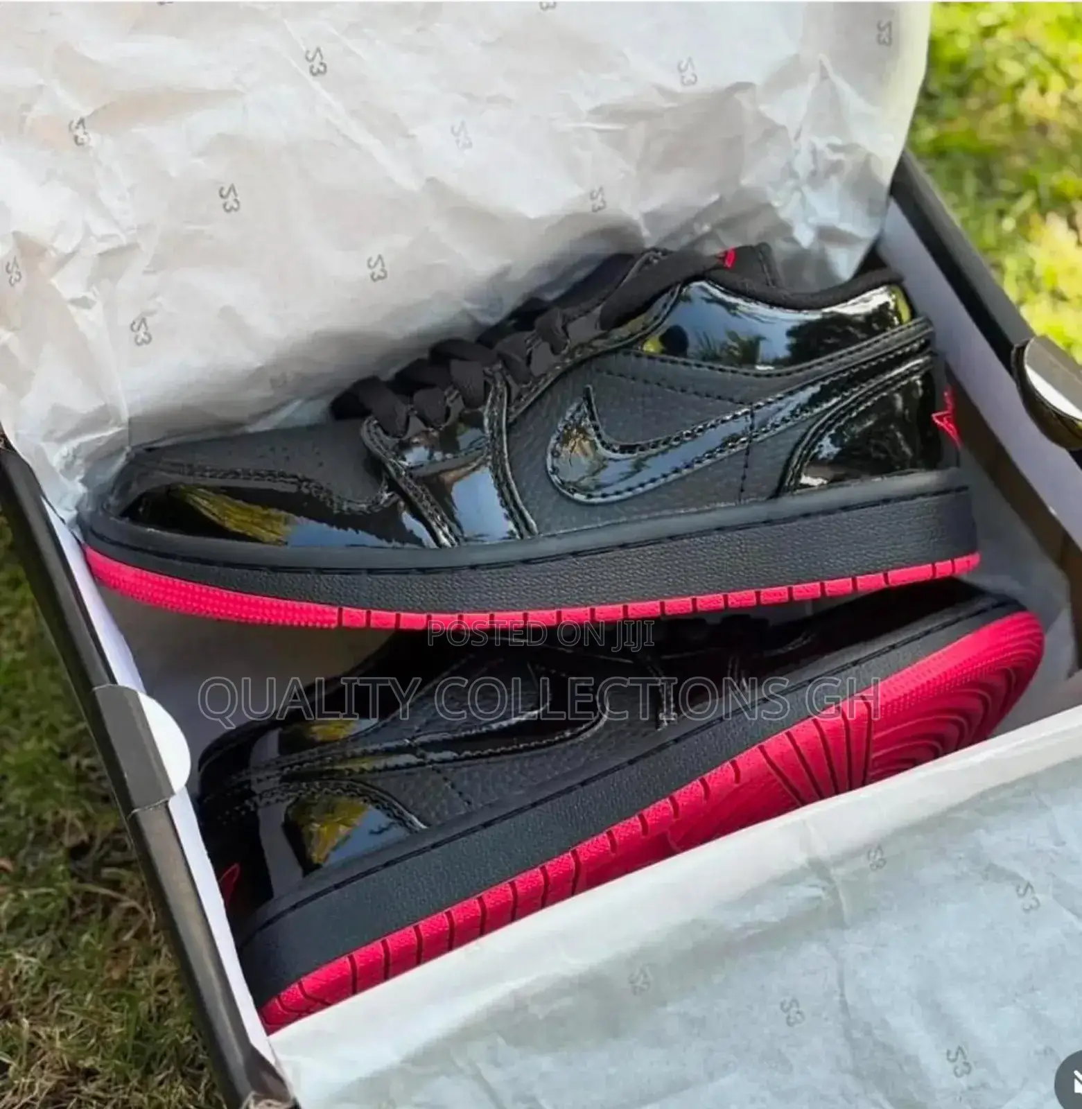 Jordan 1 Low Black With Red Sole