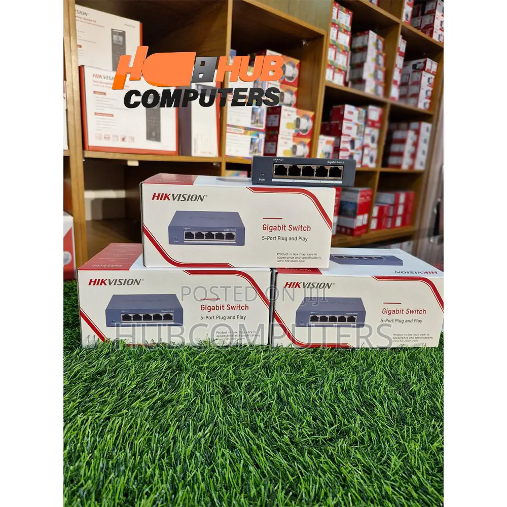 Hikvision Ds-3e0505d-O 5 Port Gigabit Plastic Switch