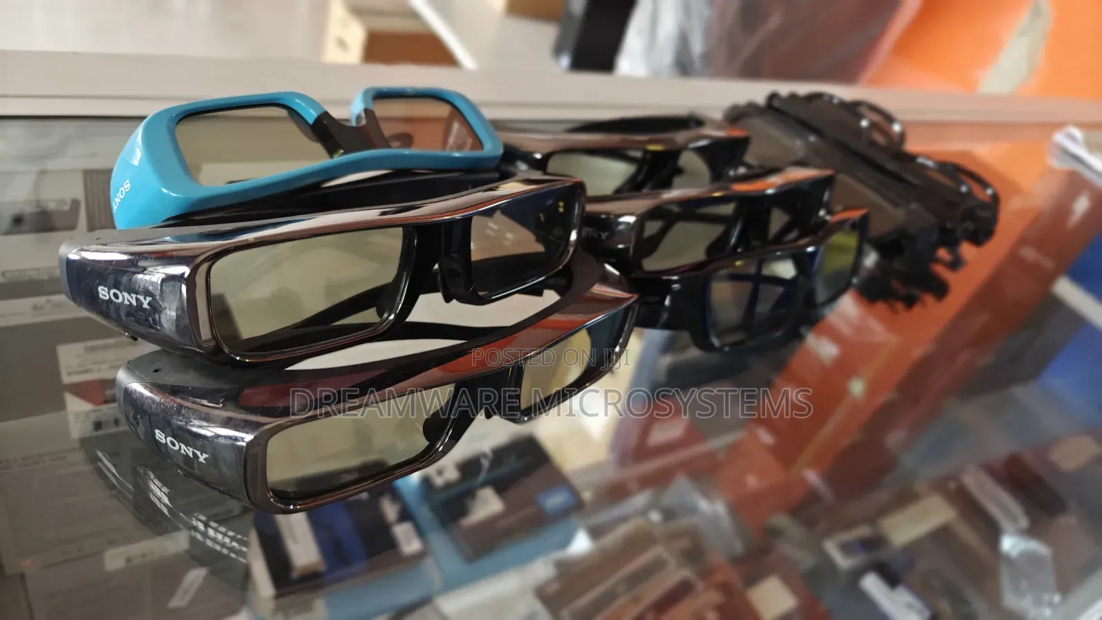 Active Sony and Passive 3d Glasses for 3d Tv