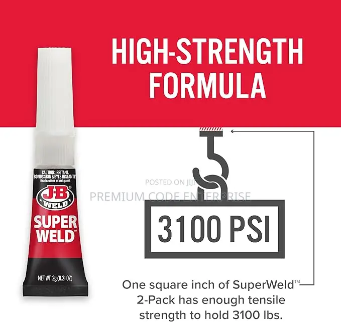 J-B Weld Superweld Super Glue 2-Pack – Bonds in Seconds