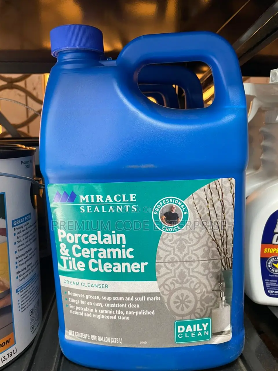 Porcelain Ceramic Tile Cleaner – Scrubbing Compound, 1 Gallon