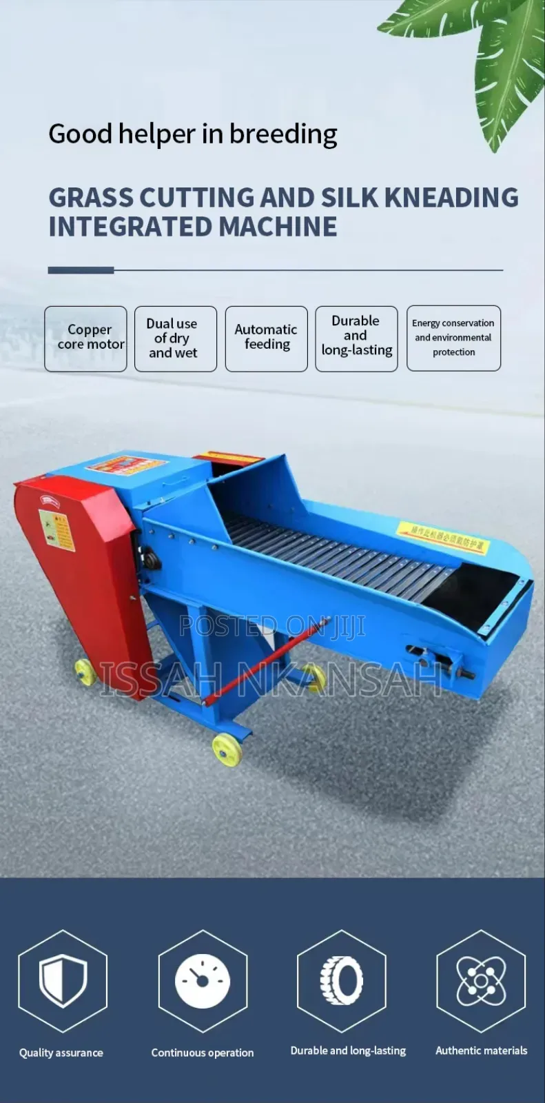 Electric Chaff Cutter Machine