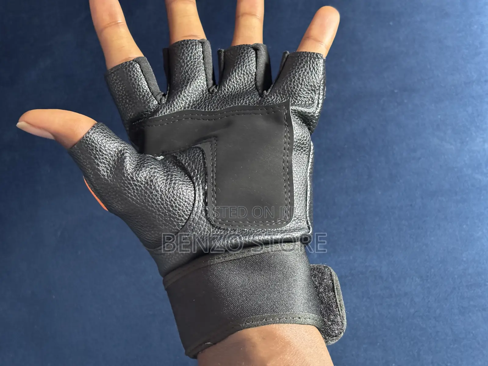 Heavy-Duty Leather Workout Gloves