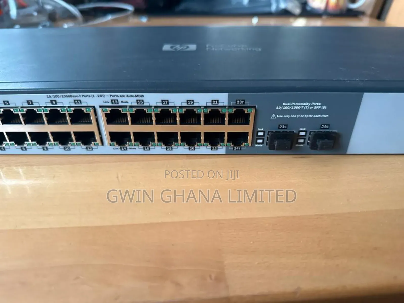 Hp Procurve 1810g-24 Port Gigabit Switch + SFP