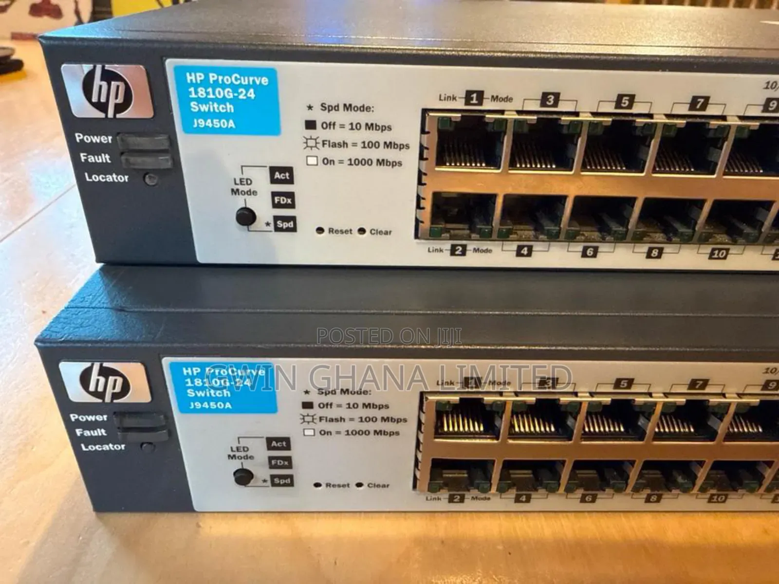 Hp Procurve 1810g-24 Port Gigabit Switch + SFP