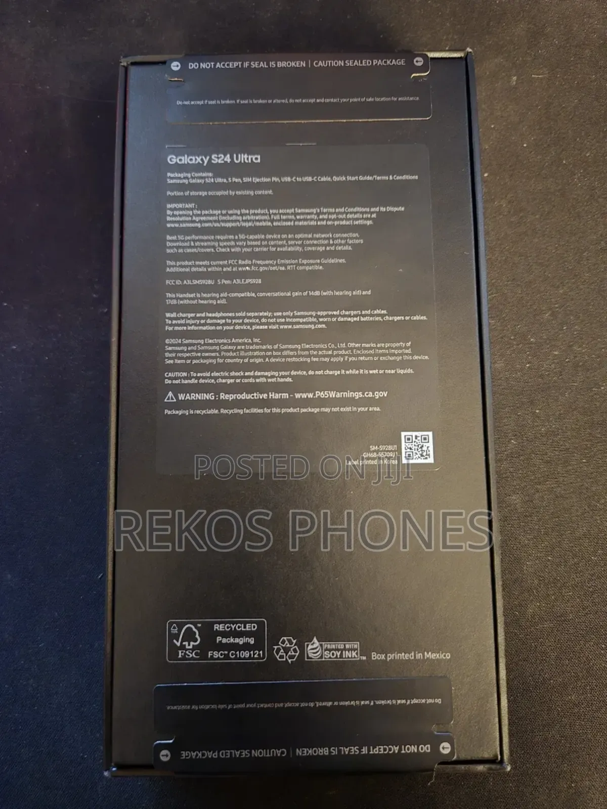 New Samsung Galaxy S24 Ultra 256 GB Gray