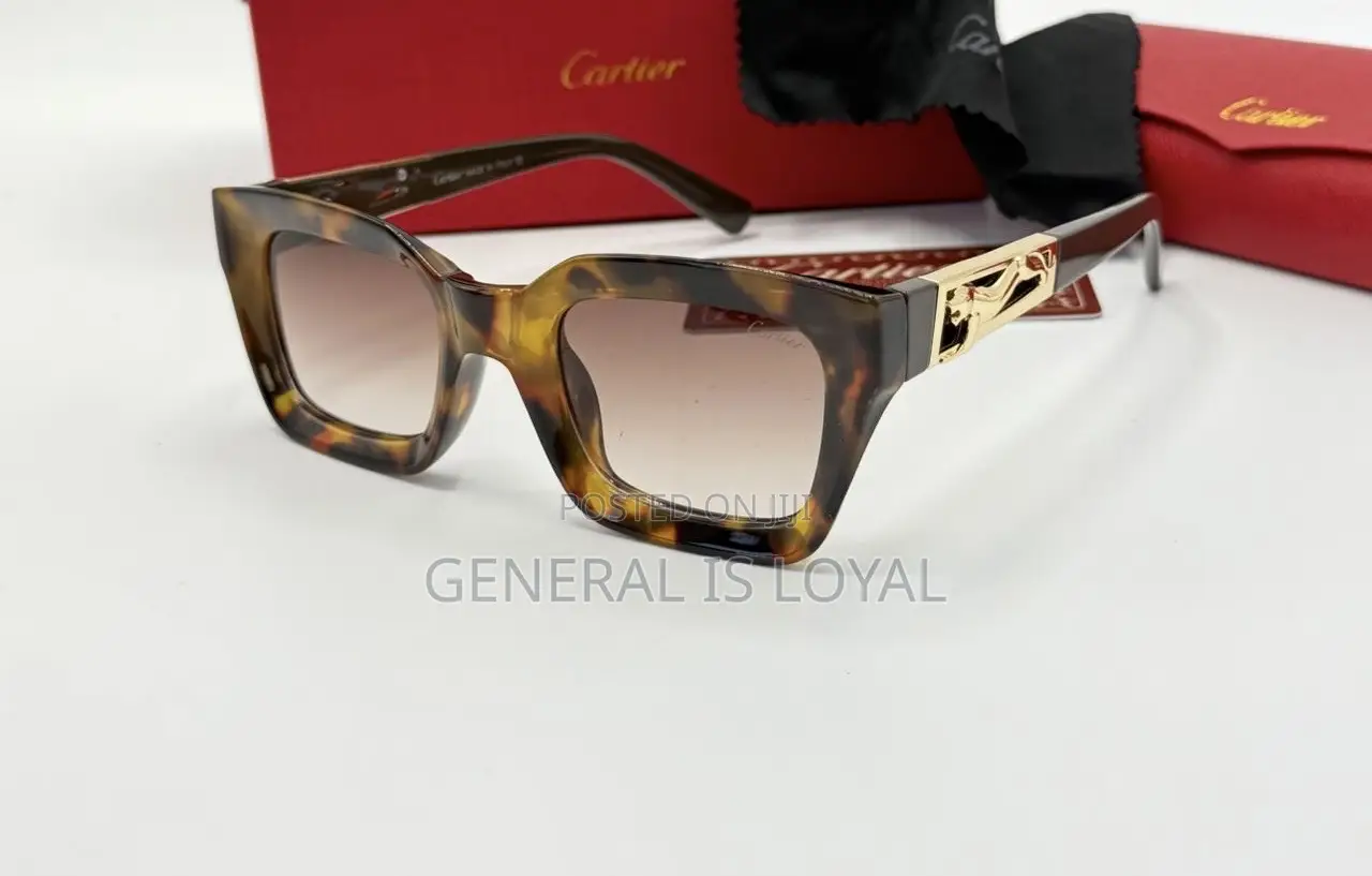 Cartier Square-frame Sunglasses Tortoise-shell