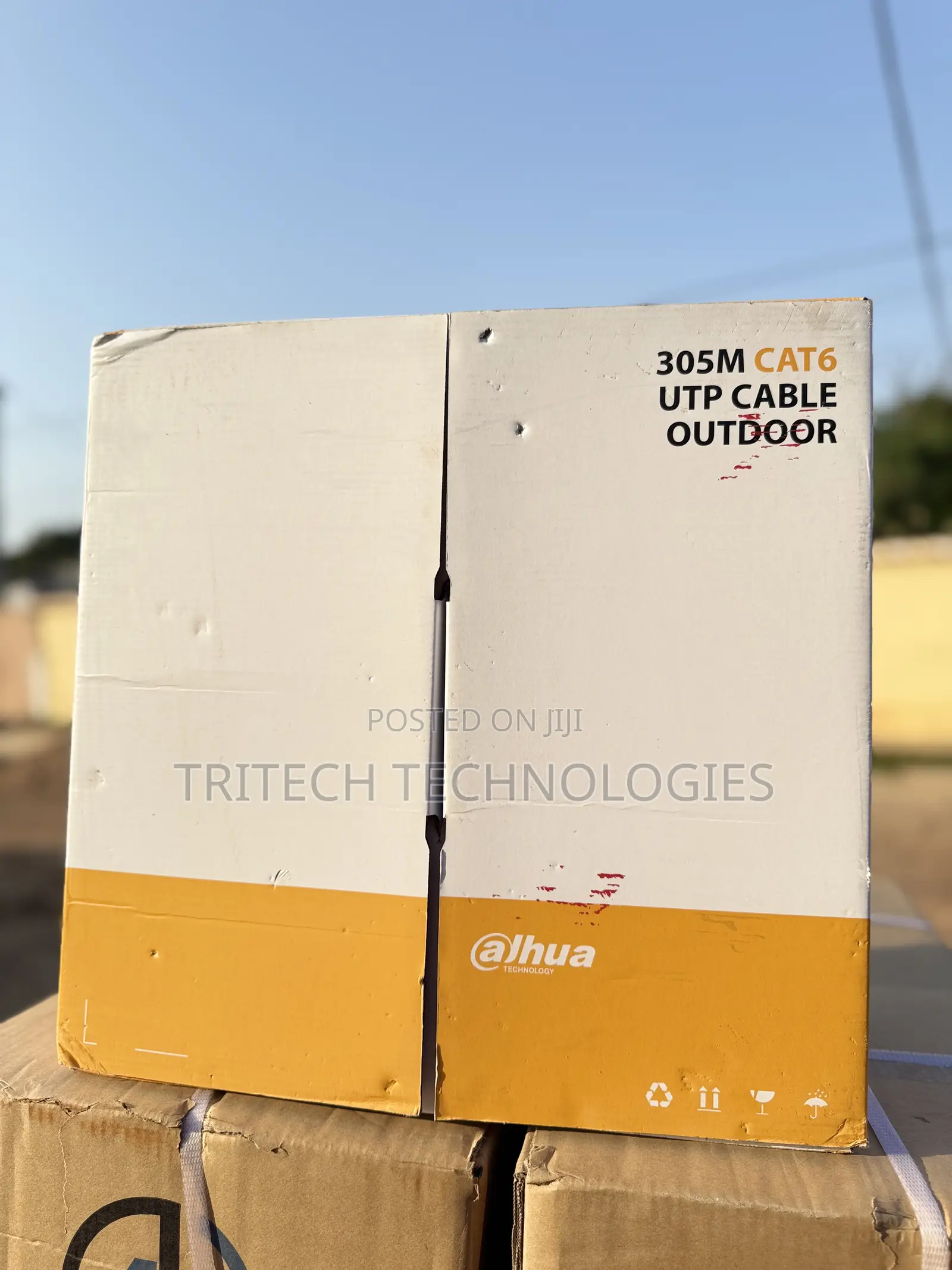Dahua Pfm920-6u 305m Outdoor Utp Cat6 Cable Pure Copper