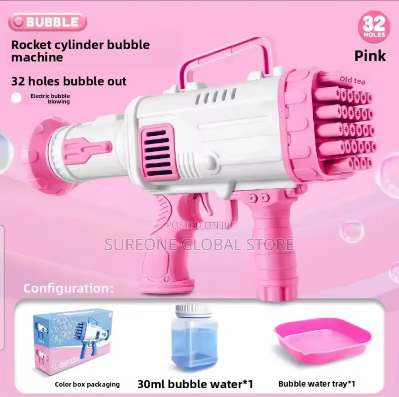 32 Holes Automatic Bubbles Machine