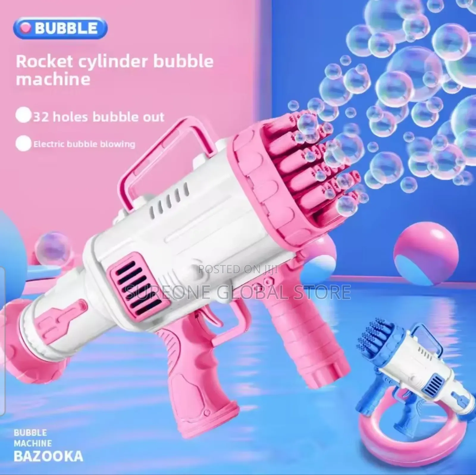 32 Holes Automatic Bubbles Machine