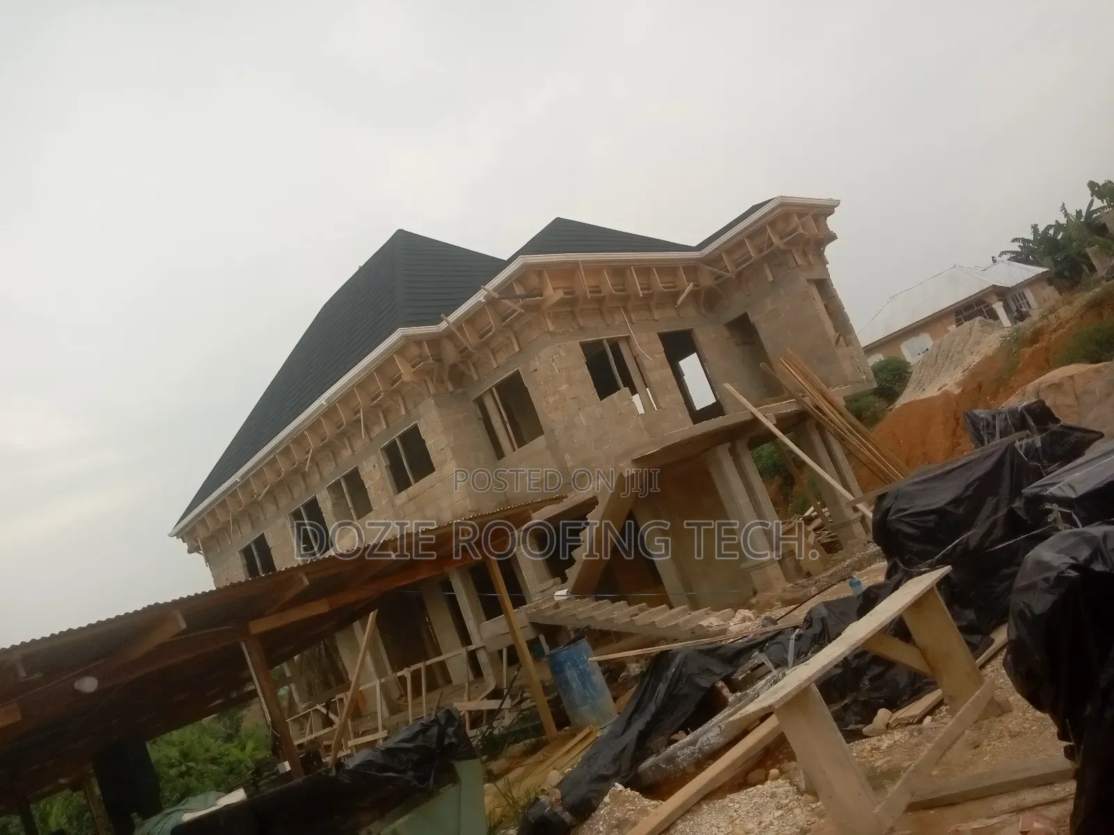Parapets Roofing Water Connector and Installation