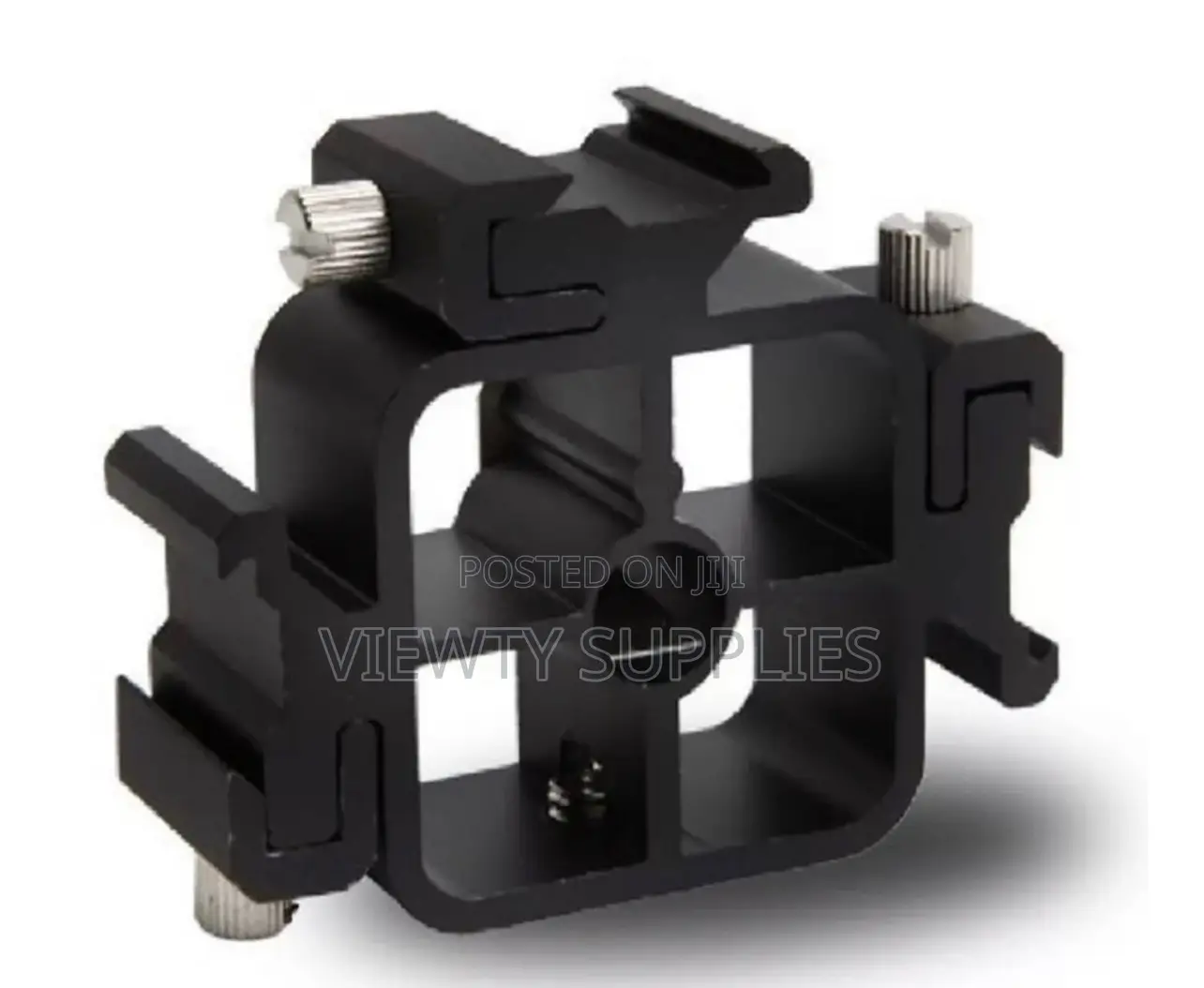 Multi-Functional 3-Head Hot Shoe Adapter Extension Bracket Mount