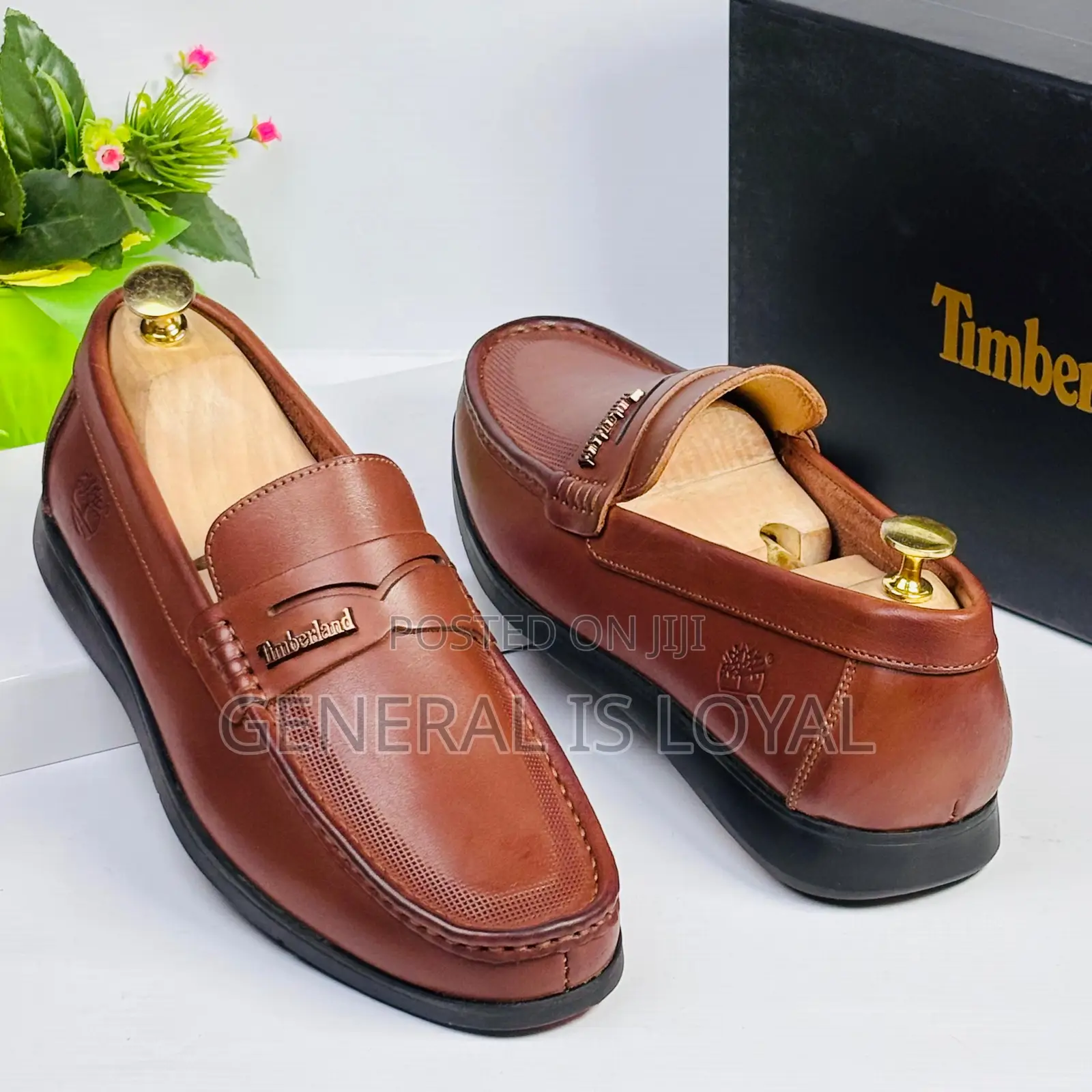 Timberland Brown Color Soft Leather Men’S Loafers