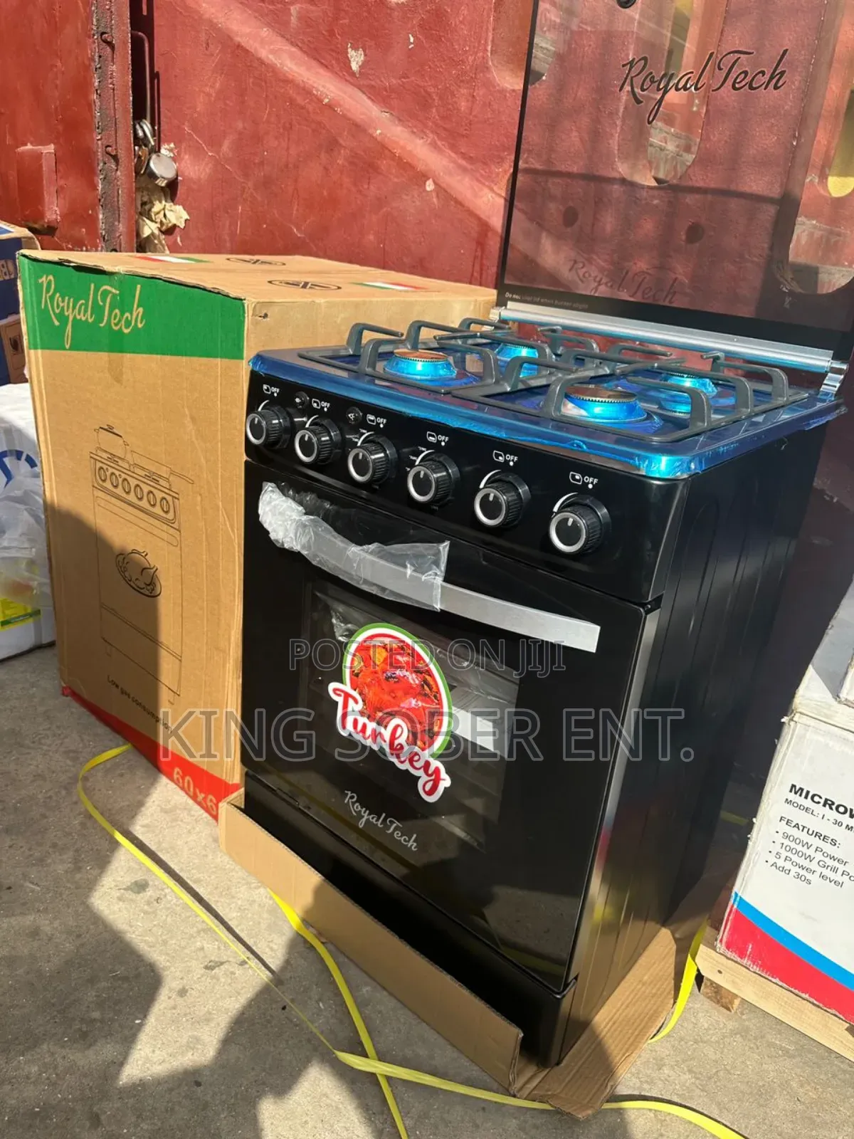 Royal Tech 60*60Auto Ignition Gas Cooker