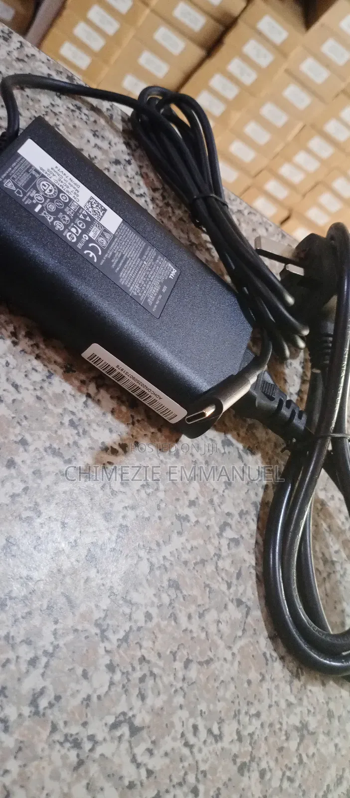Dell Type C Adapter 20v 3.25 15v3. 12v3. 9v3 65wat