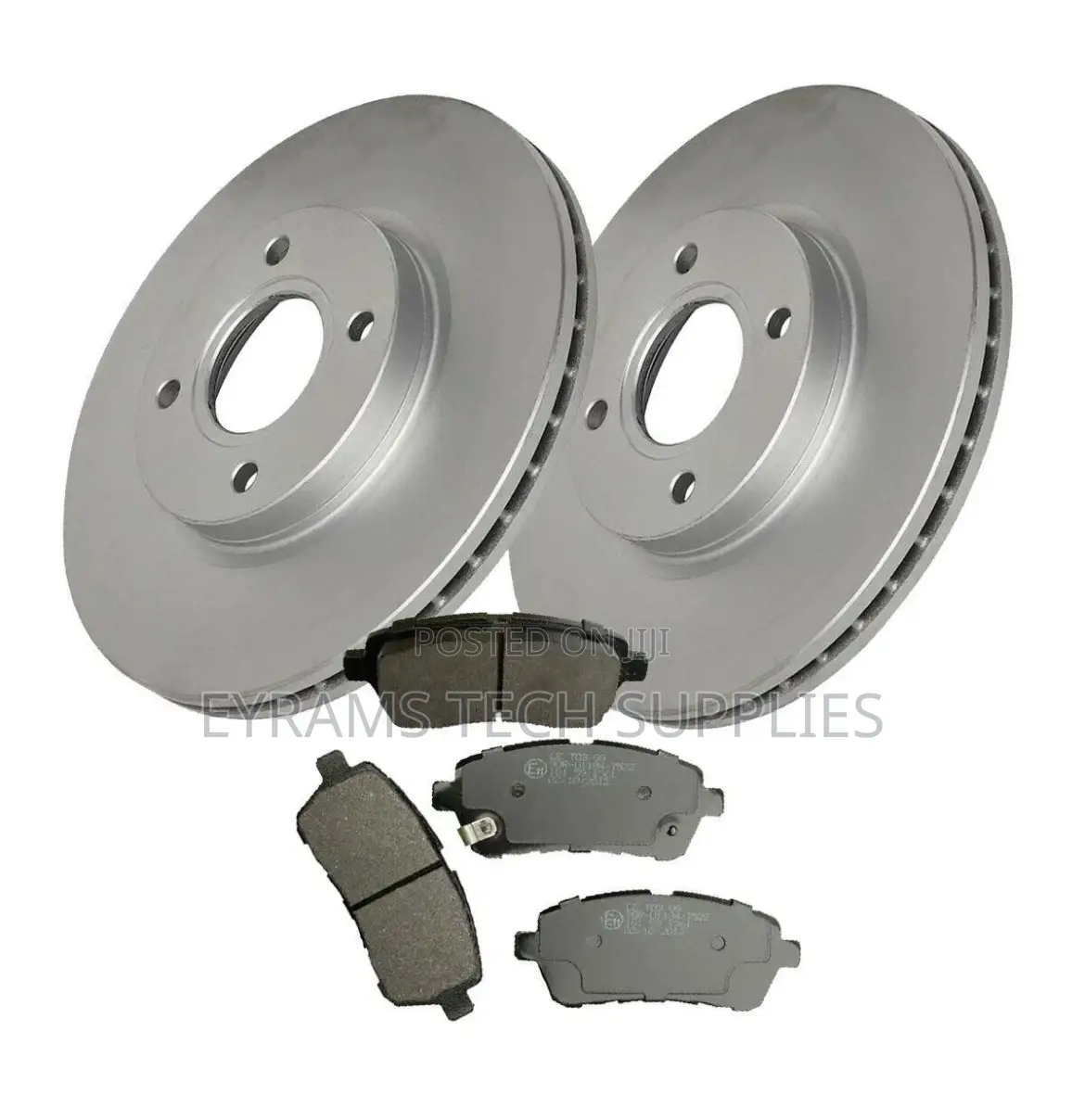 Ford Fiesta Mk7 08-17 Front Brake Discs Vented Pads Oem Quality 258mm