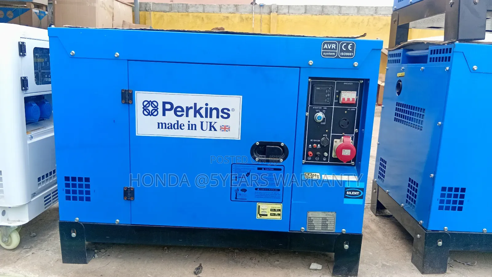 Heavy-Duty Perkins-* 22kva 3-Phase Generator 