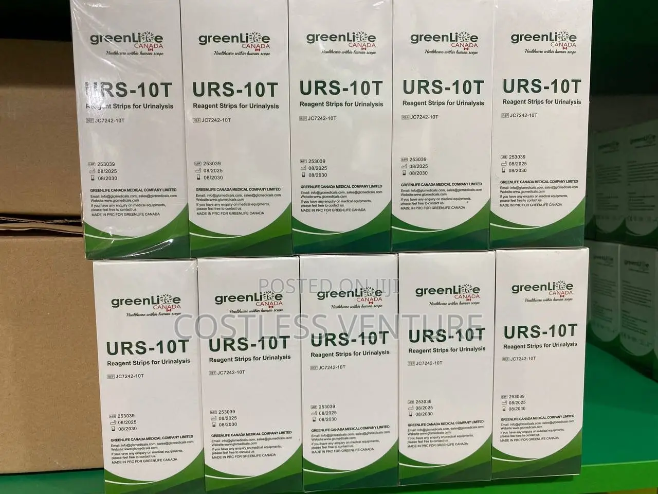 Greenlife Urine Strips (Urs-10t) 10 Para