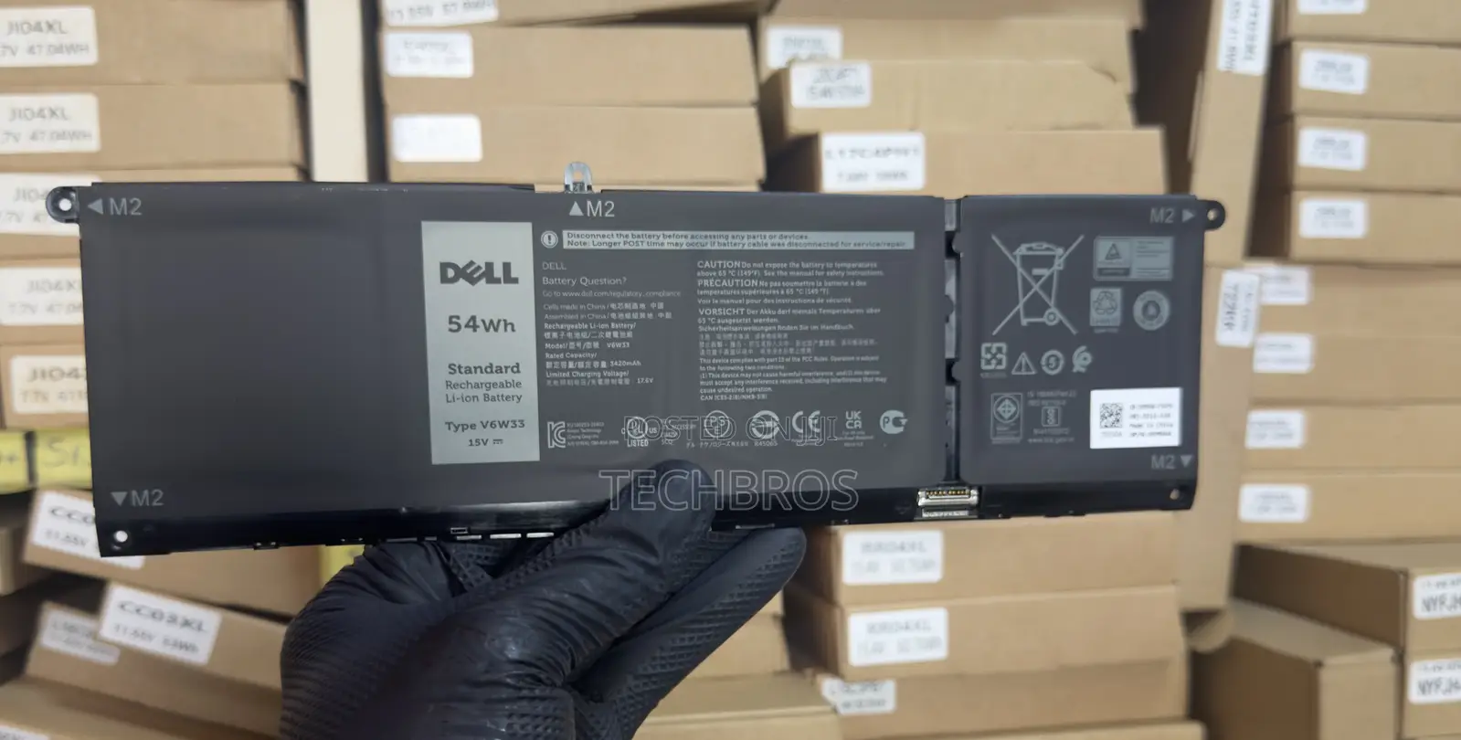 Original Dell Battery V6w33 For Inspiron/Latitude/Vostro