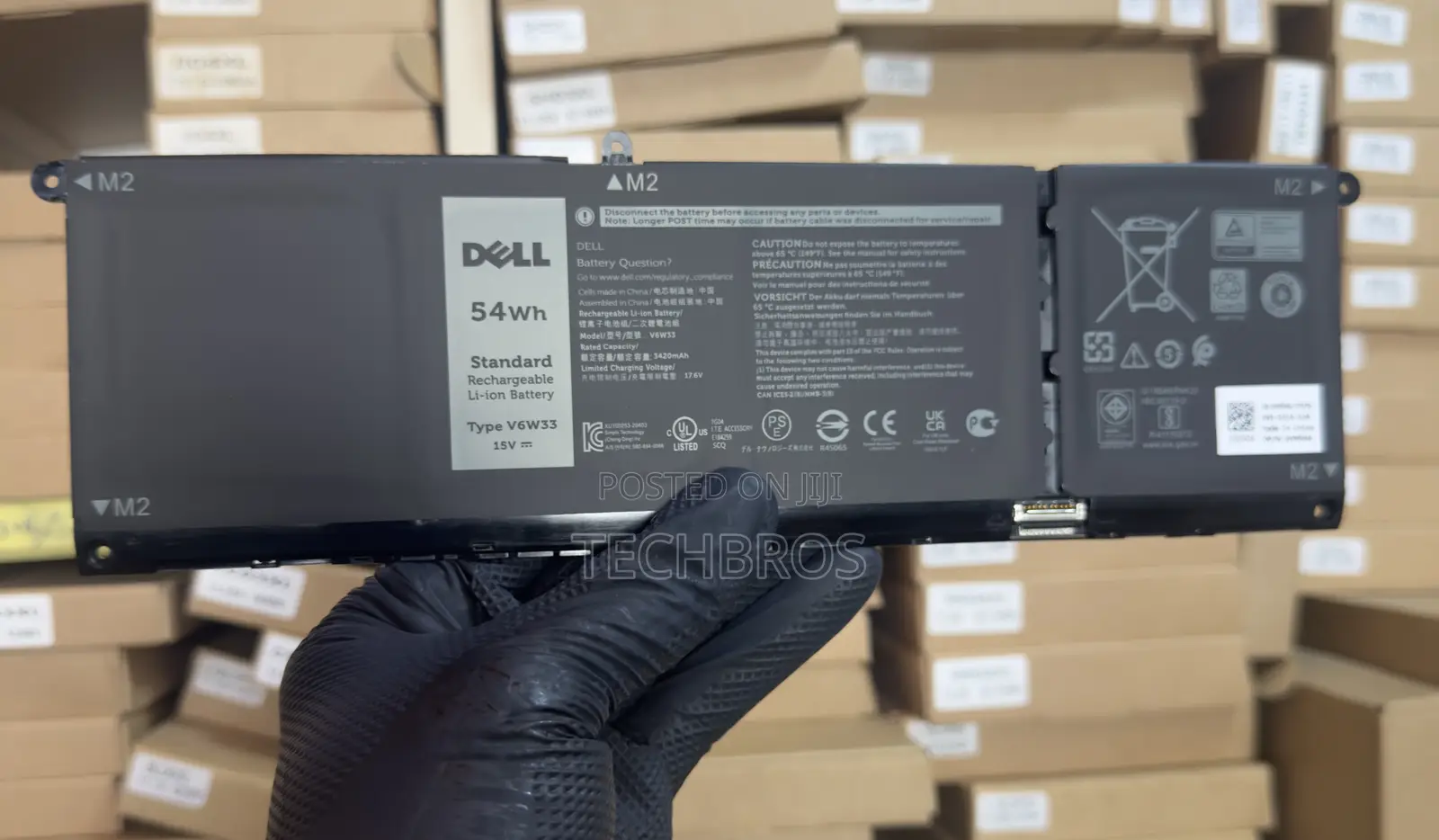 Original Dell Battery V6w33 For Inspiron/Latitude/Vostro
