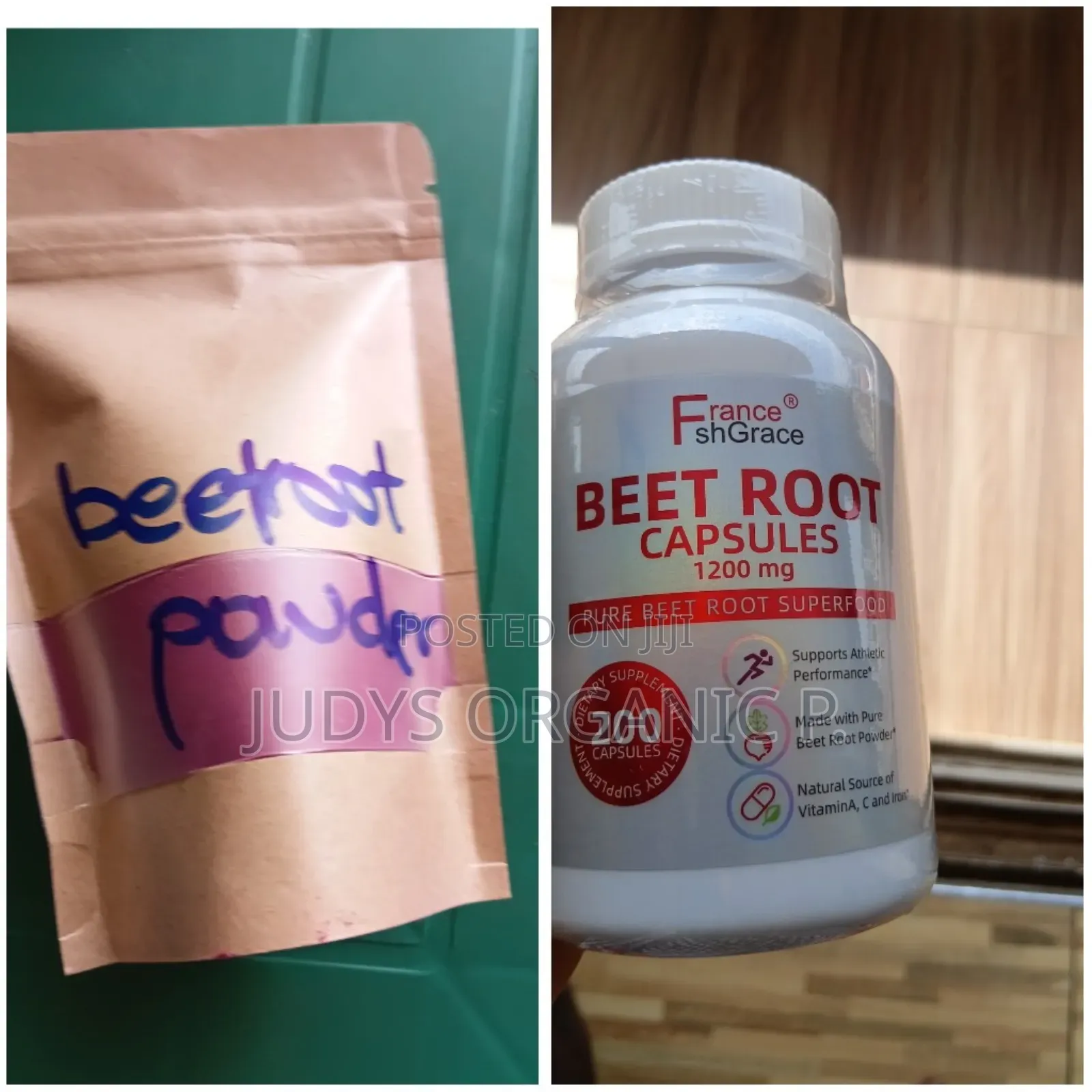 Beetroot Powder Capsules( Powder Ghc60,Caps Ghc380)