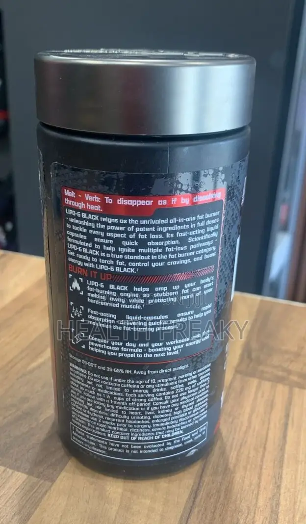 Fat Burner Nutrex Lipo 6 Black Fat Burner Weight Loss