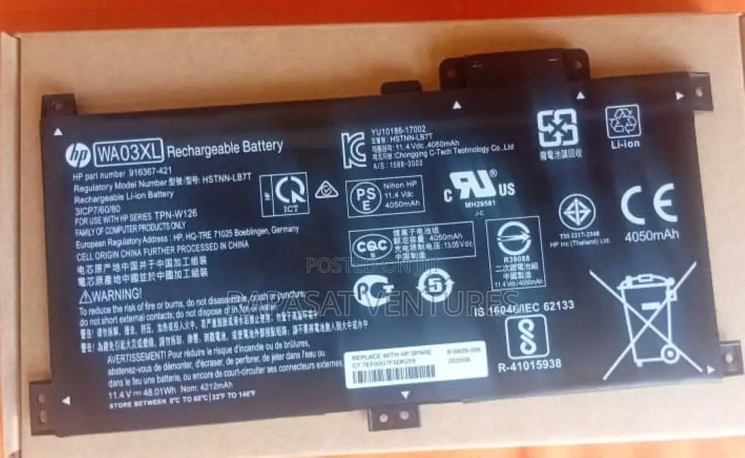 Hp Wa03xl Battery