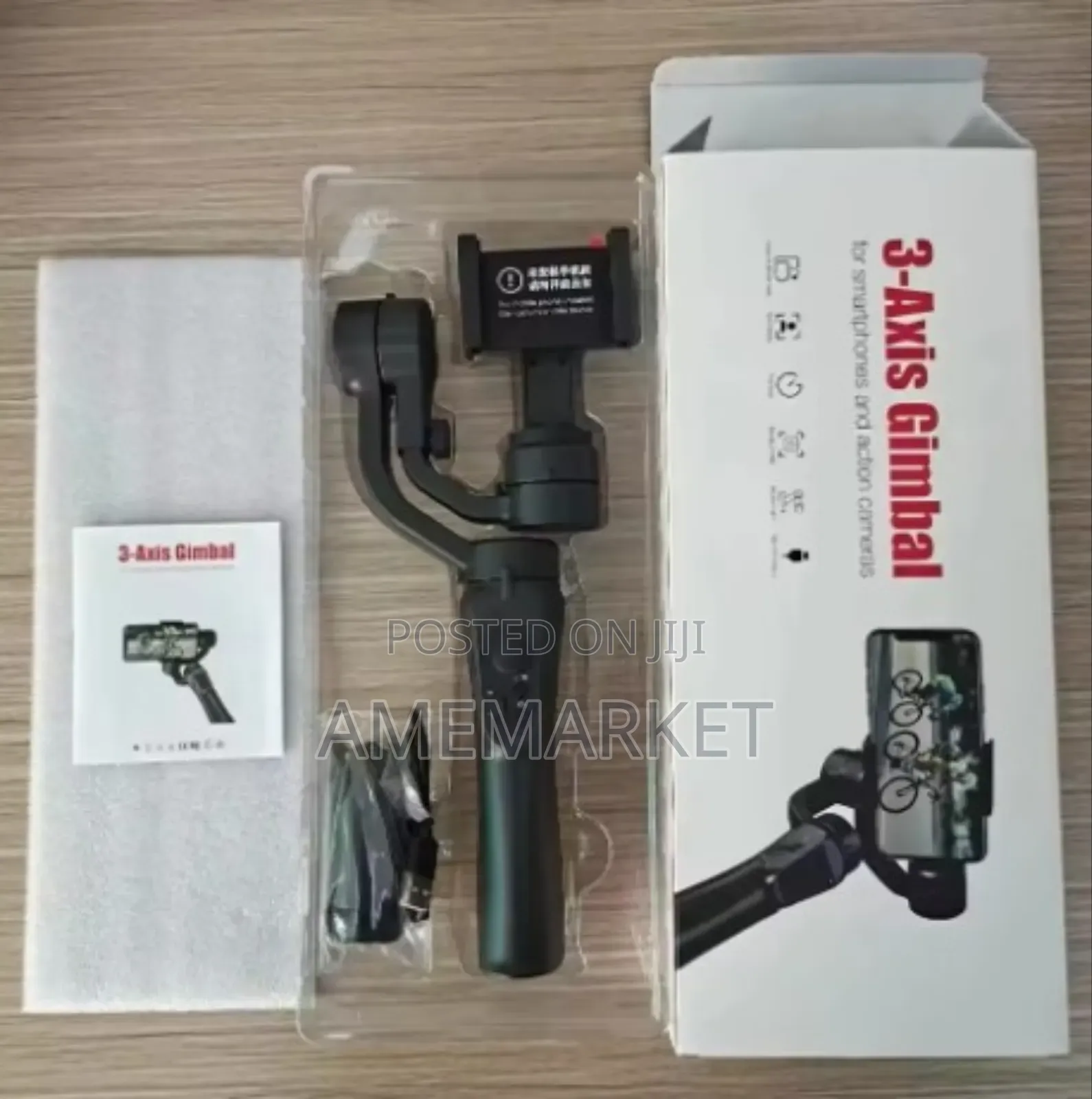 3-Axis Gimbal Stabilizer for Smartphone and Action Camera