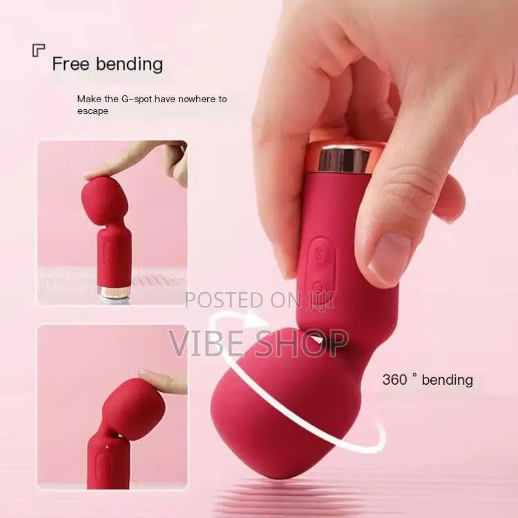 Premium Mini Wand Vibrator– Powerful Cordless Mini Magic Wand Massager
