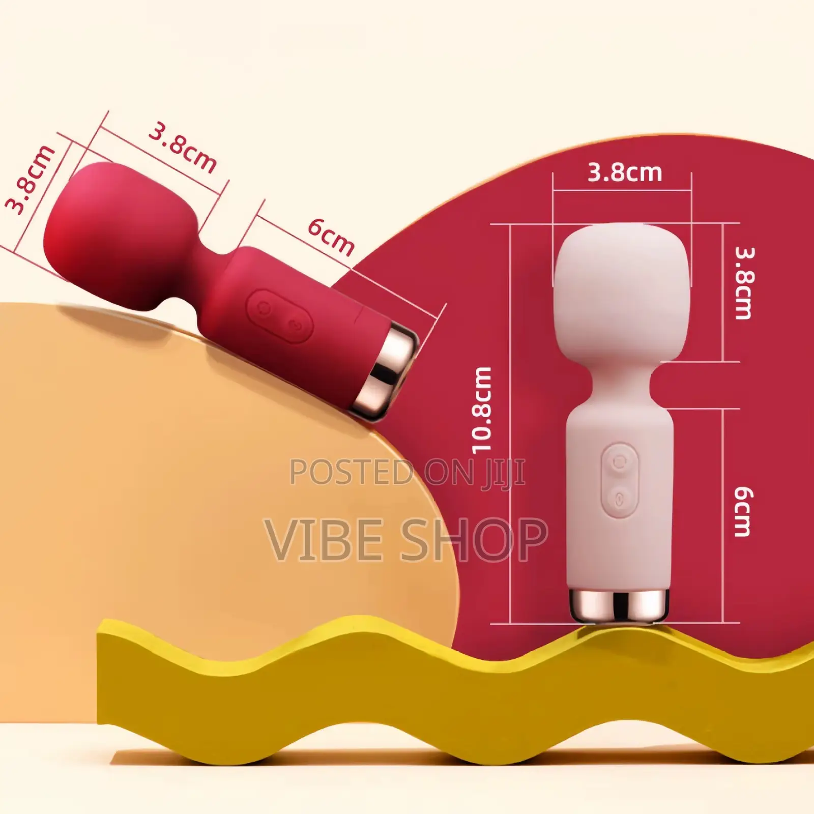Premium Mini Wand Vibrator– Powerful Cordless Mini Magic Wand Massager