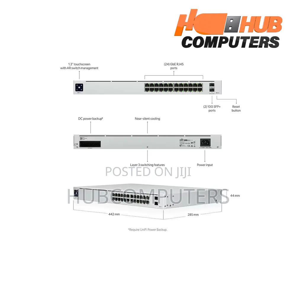 Ubiquiti Usw-Pro 24-Poe Gigabit Managed Switch
