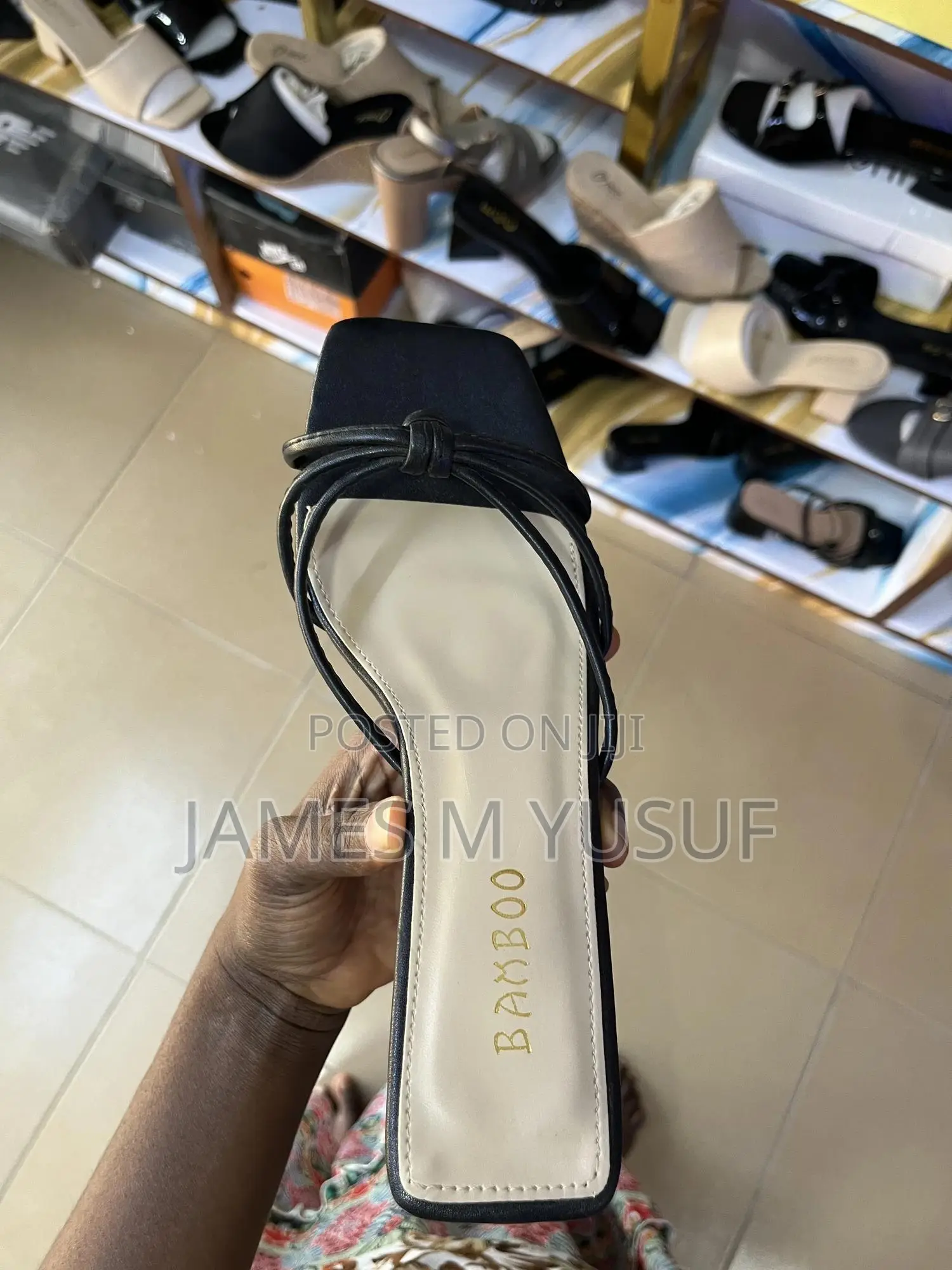 Original Bamboo Short Heel Slipper