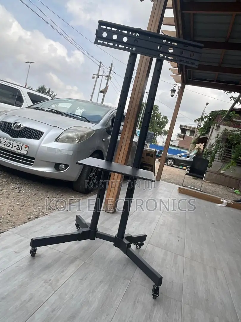 Professional 32–65” Tv Presentation Stand Mobile, Smooth Stable