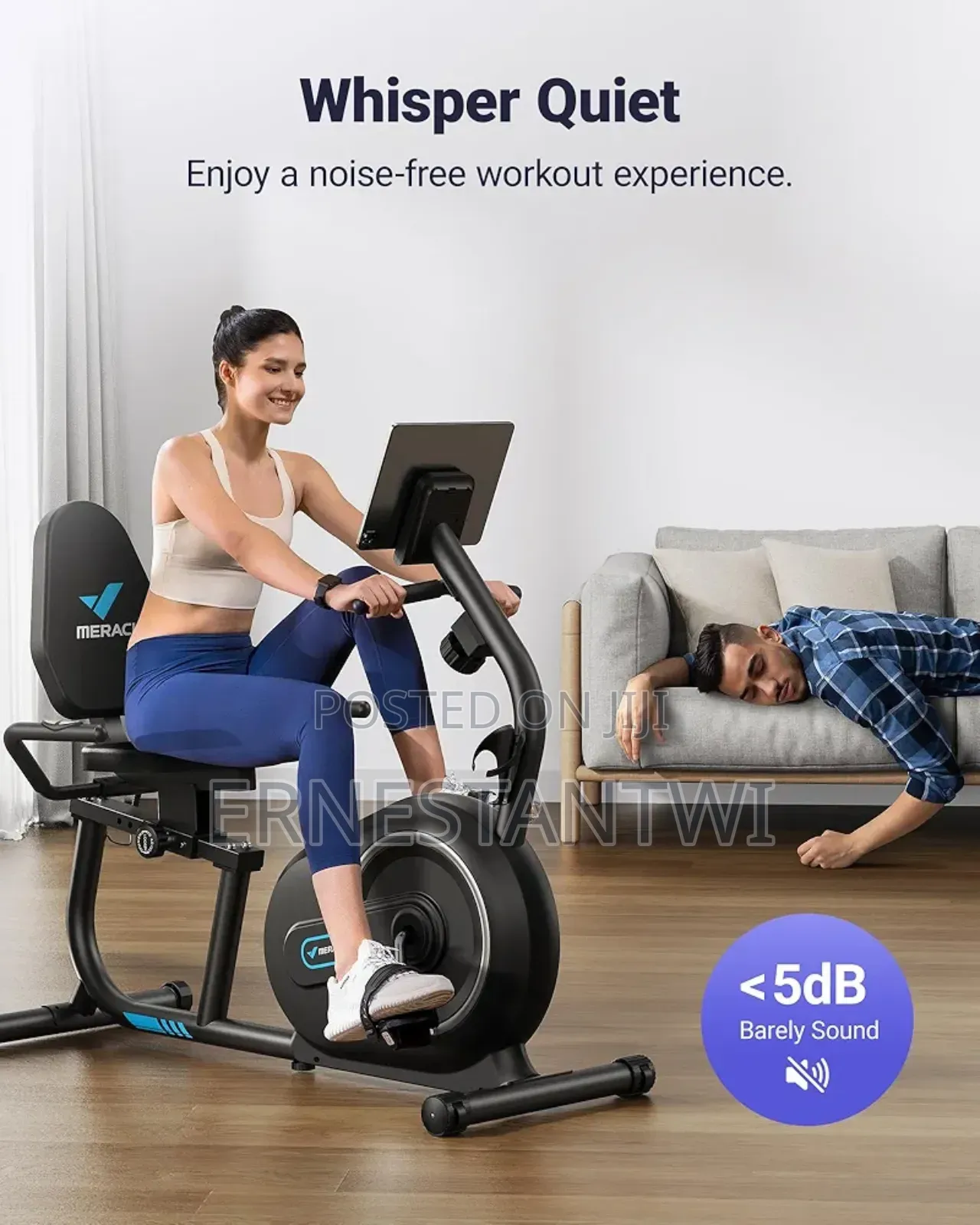 Recumbent Exercise Bike With Bluetooth Connectivity From Merach, Uk