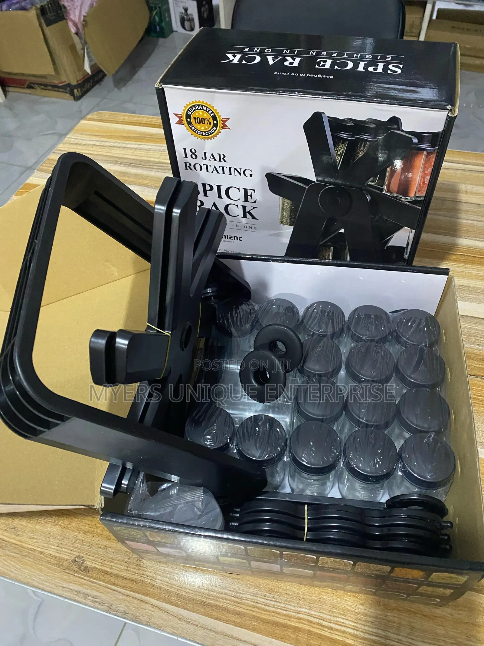 Spinning Spice Rack 18pcs